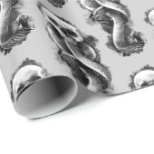 ハリー・ポッター |濃いマークの水色 ラッピングペーパー (ロールコーナー)