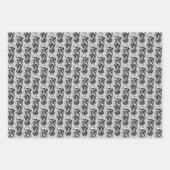 ハリー・ポッター |濃いマークウォーター色2 ラッピングペーパーシート (正面3)