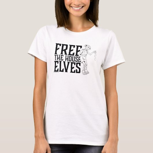 ハリー・ポッター |無料の家小人 Tシャツ (正面)