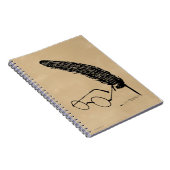 ハリー・ポッター | 眼鏡と羽根ペン ノートブック (右側)