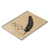 ハリー・ポッター | 眼鏡と羽根ペン ノートブック (左側)