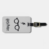 ハリー・ポッター |稲妻の傷跡と眼鏡 ラゲッジタグ (正面横)