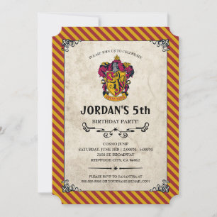 ハリー・ポッター 誕生日   グリフィンドール 招待状