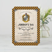 ハリー・ポッター 誕生日 | ハッフルパフ 招待状 (スタンド正面)