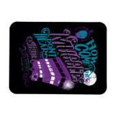 ハリー・ポッター |騎士バスタイポグラフィ図 マグネット (横)