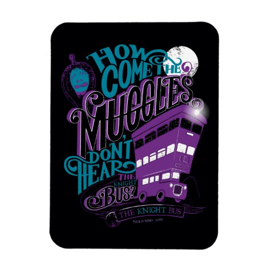 ハリー・ポッター |騎士バスタイポグラフィ図 マグネット (縦)