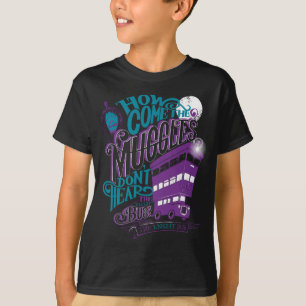 ハリー・ポッター  騎士バスタイポグラフィ図 Tシャツ