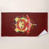 ハリー・ポッター | 魅力的 GRYFFINDOR™クレスト ビーチタオル (正面)