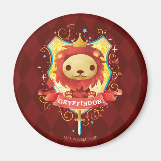 ハリー・ポッター | 魅力的 GRYFFINDOR™クレスト マグネット (正面)