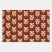 ハリー・ポッター | 魅力的 GRYFFINDOR™クレスト ラッピングペーパーシート (正面2)