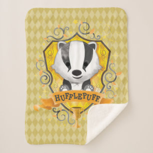 ハリー・ポッター   魅力的 HUFFLEPUFF™ Crest シェルパブランケット