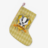 ハリー・ポッター | 魅力的 HUFFLEPUFF™ Crest スモールクリスマスストッキング (正面 (吊り時))