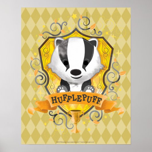 ハリー・ポッター | 魅力的 HUFFLEPUFF™ Crest ポスター (正面)