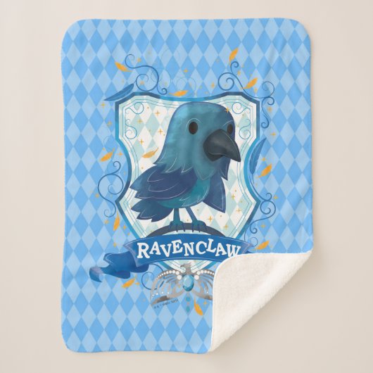 ハリー・ポッター | 魅力的 RAVENCLAW™ Crest シェルパブランケット (正面)