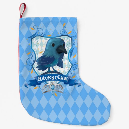 ハリー・ポッター | 魅力的 RAVENCLAW™ Crest スモールクリスマスストッキング (正面)