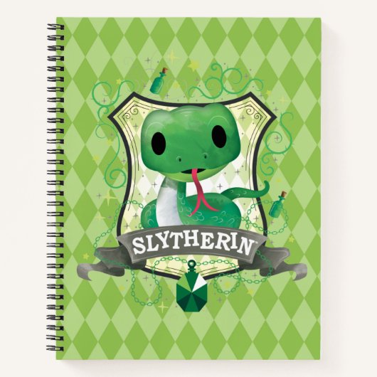 ハリー・ポッター | 魅力的 SLYTHERIN™クレスト ノートブック (正面)