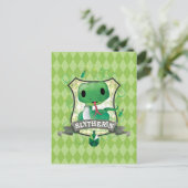 ハリー・ポッター | 魅力的 SLYTHERIN™クレスト ポストカード (スタンド正面)