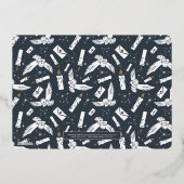 ハリー・ポッター™魔法のクリスマスツリー 箔シーズンカード (裏面)