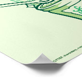 ハリー・ポッター | Floo Powderタイポグラフィ図 ポスター (角)