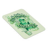 ハリー・ポッター | Floo Powderタイポグラフィ図 マグネット (右側)