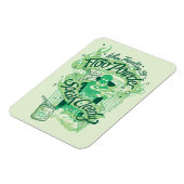 ハリー・ポッター | Floo Powderタイポグラフィ図 マグネット (左側)