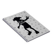 ハリー・ポッター | "Free Dobby"シルエットタイポグラフィ ノートブック (右側)