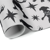 ハリー・ポッター | "Free Dobby"シルエットタイポグラフィ ラッピングペーパー (ロールコーナー)