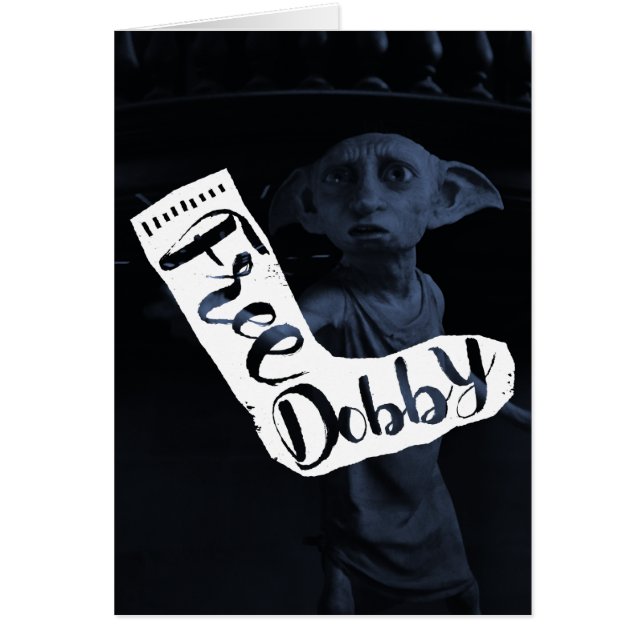 ハリー・ポッター | "Free Dobby"ソックスタイポグラフィ (正面)