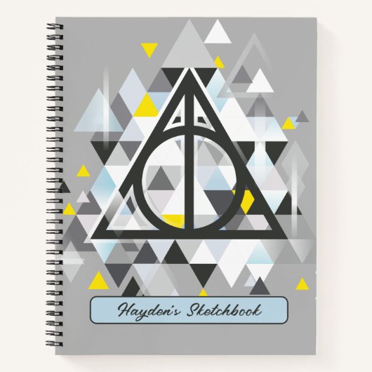 ハリー・ポッター | Geometric Deathly Hallowsスケッチ ノートブック (正面)