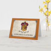 ハリー・ポッター | Gryffindorおめでとう カード (黄色い花)