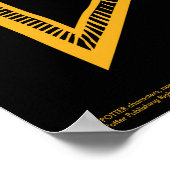 ハリー・ポッター | Gryffindorモノグラムバナー ポスター (角)