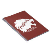 ハリー・ポッター | GRYFFINDOR™シルエットタイポグラフィ ノートブック (右側)