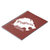 ハリー・ポッター | GRYFFINDOR™シルエットタイポグラフィ ノートブック (左側)