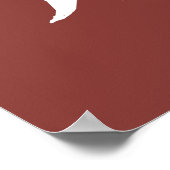 ハリー・ポッター | GRYFFINDOR™シルエットタイポグラフィ ポスター (角)