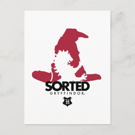 ハリー・ポッター | GRYFFINDOR™ハウスに分類 ポストカード (正面)