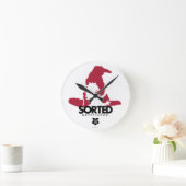 ハリー・ポッター | GRYFFINDOR™ハウスに分類 ラウンド壁時計 (ホーム)