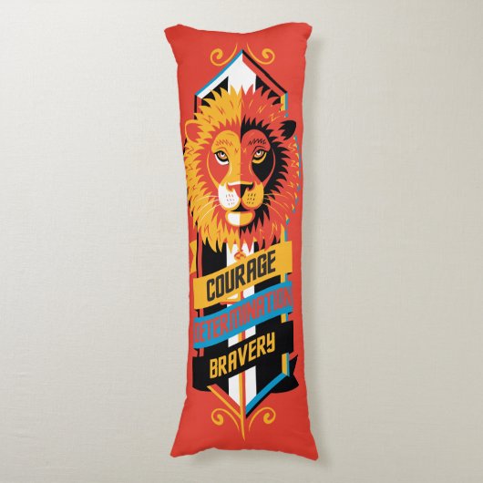 ハリー・ポッター | GRYFFINDOR™ハウストレイトシギル ボディピロー (正面縦)