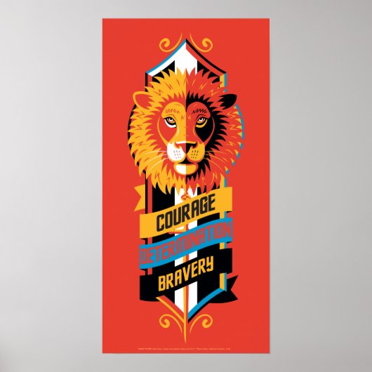 ハリー・ポッター | GRYFFINDOR™ハウストレイトシギル ポスター (正面)