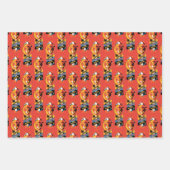 ハリー・ポッター | GRYFFINDOR™ハウストレイトシギル ラッピングペーパーシート (正面)