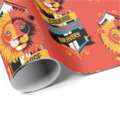 ハリー・ポッター | GRYFFINDOR™ハウストレイトシギル ラッピングペーパー (ロールコーナー)