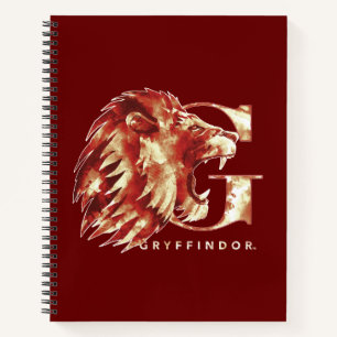 ハリー・ポッター   GRYFFINDOR™ライオンの水彩 ノートブック
