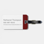 ハリー・ポッター | GRYFFINDOR™ライオンの水彩 ラゲッジタグ (裏面横)