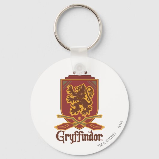 ハリー・ポッター | Gryffindor QUIDDITCH™バッジ キーホルダー (正面)