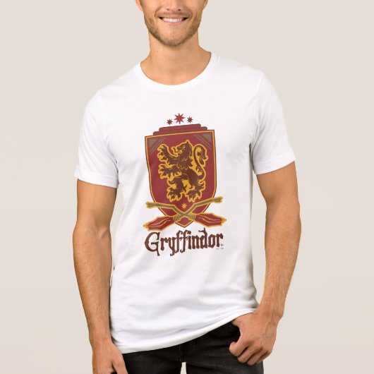 ハリー・ポッター | Gryffindor QUIDDITCH™バッジ トライブレンドＴシャツ (正面)