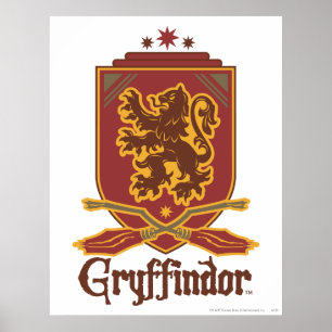 ハリー・ポッター   Gryffindor QUIDDITCH™バッジ ポスター