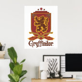 ハリー・ポッター | Gryffindor QUIDDITCH™バッジ ポスター (ホームオフィス)