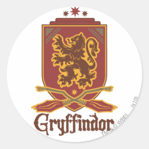 ハリー・ポッター   Gryffindor QUIDDITCH™バッジ ラウンドシール