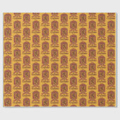 ハリー・ポッター | Gryffindor QUIDDITCH™バッジ ラッピングペーパー (フラット)