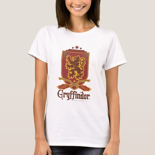 ハリー・ポッター | Gryffindor QUIDDITCH™バッジ Tシャツ (正面)