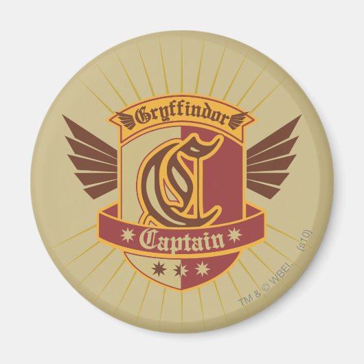 ハリー・ポッター | Gryffindor QUIDDITCH � Captain Emble マグネット (正面)